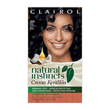 Clairol Natural Instincts Crema Keratina Hair Color Kit, Blue Black 2BB Blueberry Creme