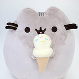GUND Pusheen Snackables Ice Cream Plush Stuffed Animal Cat, 9.5"