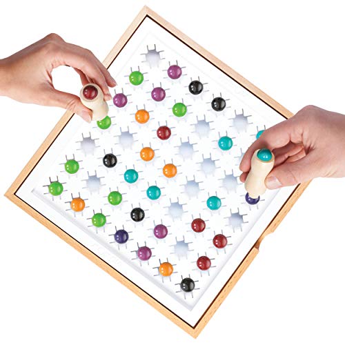 Marbles Stomple Game by Brain Workshop, Fun Strategy Game for Kids Aged 8 & Up, Multicolor