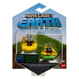 Minecraft Earth Boost Minis Undying Evoker & Snacking Rabbit Figures, Multicolor (GKT44)