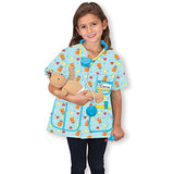 Melissa & Doug Pediatric Nurse Costume & 1 Scratch Art Mini-Pad Bundle (08519)