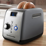 KitchenAid KMT223OB 2-Slice Toaster with One-Touch Lift/Lower and Digital Display - Onyx Black