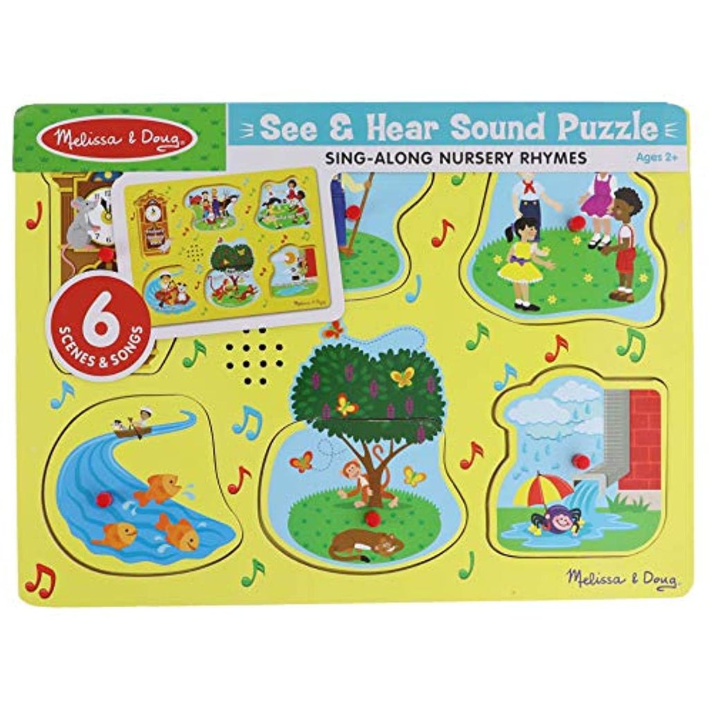 Sing-Along Nursery Rhymes and Old MacDonald's Farm Sound Puzzle Bundle (Set of 3)