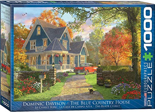 EuroGraphics The Blue Country House by Dominic Davison 1000-Piece Puzzle