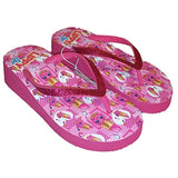 Shopkins Lippy Lips Pink Little Girl Sandal Flip Flop (Size 2-3)