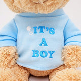 GUND Its a Boy T-Shirt Teddy Bear Stuffed Animal Plush, Blue, 12