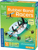 Thames & Kosmos | Rubber Band Racers Kit | Science Kit | Includes Color Education Manual | Science Toy for Kids 8+