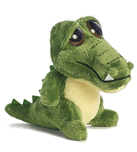 Aurora World Dreamy Eyes Plush Green Gator with Bubble Sound - 17104