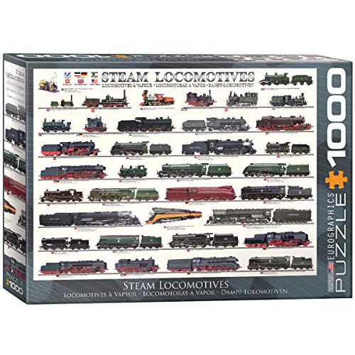 EuroGraphics Steam Locomotives 1000-Piece Puzzle