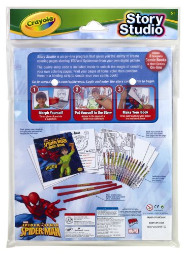 Crayola Story Studio Comic Maker Spiderman