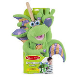 Melissa & Doug Dragon Puppet with Detachable Wooden Rod for Animated Gestures