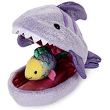 GUND Shark Plush Pod with Fish, 9.5"