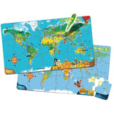 LeapFrog LeapReader Interactive World Map Puzzle (works with Tag)