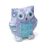 Melissa & Doug Decoupage Made Easy Owl Paper Mache Craft Kit with Stickers