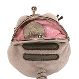 GUND Pusheen Cat Plush Stuffed Animal Mini Coin Purse, Gray, 3"