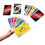 Mattel Giant UNO Family Card Game with 108 Oversized Cards and Instructions, Great Gift for Kids Ages 7 Years and Older