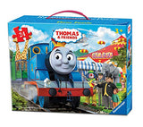 Ravensburger Thomas & Friends Circus Fun Floor Puzzle in a Suitcase Box, 24-Piece Jigsaw Puzzle for Kids – Every Piece is Unique, Pieces Fit Together Perfectly