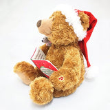 GUND Storytime Teddy Bear Animated Holiday Stuffed Animal Plush, 13"