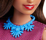 Barbie News Anchor Doll, Brunette Curvy Doll with Microphone