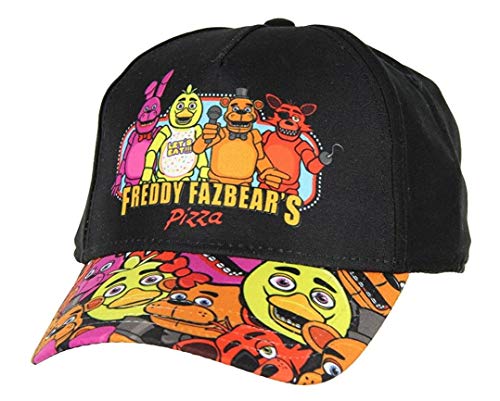 Fight Nights At Freddy's Fazbear's Pizza Snapback Hat Youth Size Black One Size