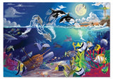 Melissa & Doug Underwater Playground Jigsaw Puzzle, 200-Piece
