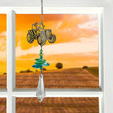 Woodstock Chimes CFTR Crystal Fantasy Suncatcher, Tractor