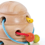 Guidecraft Beehive Lacing, Manipulative Preschool Toy for Kids