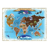 Melissa and Doug 0500 pc Map of the World Cardboard Jigsaw