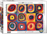 Eurographics 6000-1323 Color Study of Squares by Wassily Kandinsky 1000-Piece Puzzle