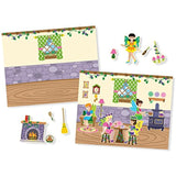 Melissa & Doug Fairies: Reusable Sticker Pad & 1 Scratch Art Mini-Pad Bundle (08603)