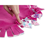 Melissa & Doug Created by Me! Flower Fleece Throw Pillow No-Sew Craft Kit