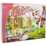 Melissa & Doug Fairy Tale Castle: 48-Piece Floor Puzzle + Free Scratch Art Mini-Pad Bundle [44271]