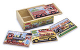 Melissa & Doug Vehicle Puzzles in a Box