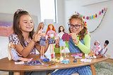 Barbie Clothes: 2 Outfits Doll Include A Top with ‘Weekend Mode’ Graphic, Floral Shorts and A Striped Top and Skirt with Purse and Headband, Gift for 3 to 8 Year Olds