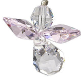 Woodstock Crystal Guardian Angel, October Rose- Rainbow Maker Collection