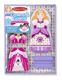Melissa & Doug Magnetic Dress-Up - Crowns & Gowns Magnetic Dress-Up Set