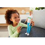 Barbie Ken 60th Anniversary Doll in Throwback Workout Look with T-Shirt, Athleisure Pants, Sneakers & Hand Weight Kids 3 to 8 Years Old