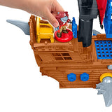 Fisher-Price Imaginext Shark Bite Pirate Ship, Roll from one swashbuckling adventure to the next with this pirate ship playset featuring shark biting action!