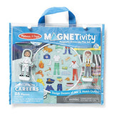 Melissa & Doug Magentivity Magnetic Dress-Up Play Set – Dress & Play Careers
