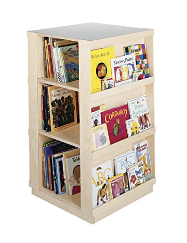 Guidecraft, Inc. 4-Sided Library Book Shelf