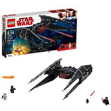 LEGO Star Wars Episode VIII Kylo Ren's Tie Fighter 75179 Building Kit, TIE Silencer Model and Popular Gift for Kids (630 Pieces)