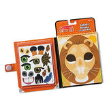 Melissa & Doug Make-a-Face Safari Reusable Sticker Pad