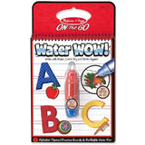 Melissa & Doug Alphabet: Water Wow Activity Book & 1 Scratch Art Mini-Pad Bundle (05389)