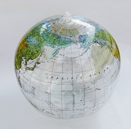 Jet Creations 36" Clear Topographical Globe