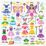Melissa & Doug Puffy Sticker Set Bundle - Fairy, Dress-Up and Mermaid