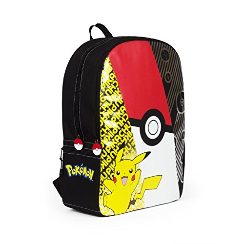 Pokemon Pikachu Multi Colored Backpack- School Bag