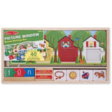 Melissa & Doug Picture Window: Sound Sorting Set & 1 Scratch Art Mini-Pad Bundle (09254)