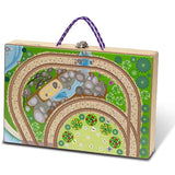 Melissa & Doug Wooden Take-Along Tabletop Kingdom