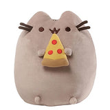 GUND Pusheen Snackables Pizza Plush Stuffed Animal Cat, 9.5"