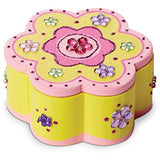 Melissa & Doug Flower Box Decorate-Your-Own Kit & 1 Scratch Art Mini-Pad Bundle (08852)